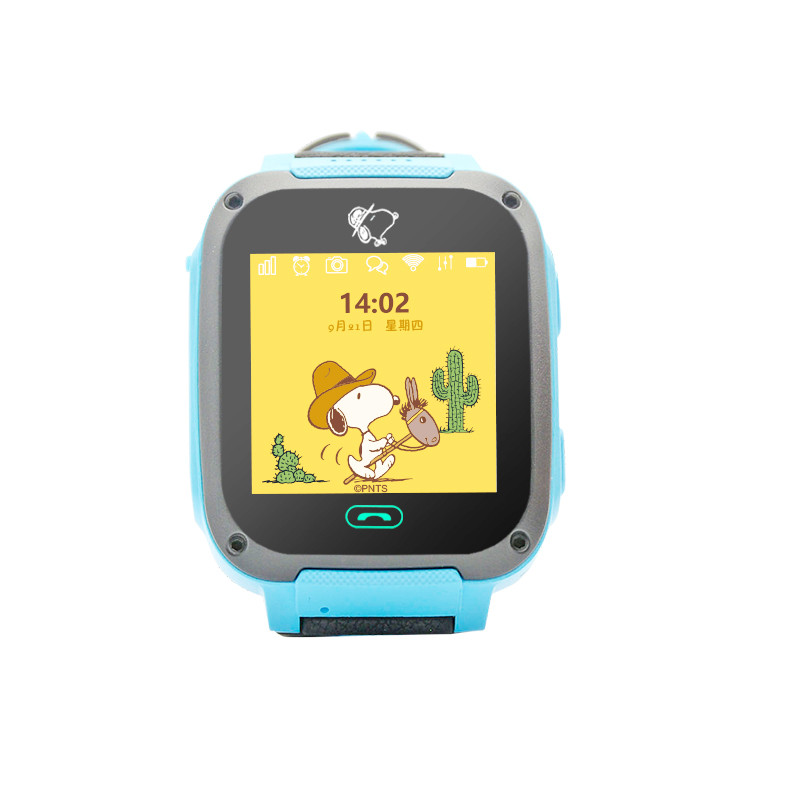 史努比(SNOOPY)儿童智能手表 电话手表定位手机 多功能儿童手表TD-02 G7浅蓝色 浅蓝色