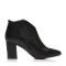 Belle/百丽冬季专柜同款黑油皮小牛皮女短靴BNH40DD6 黑色 37码