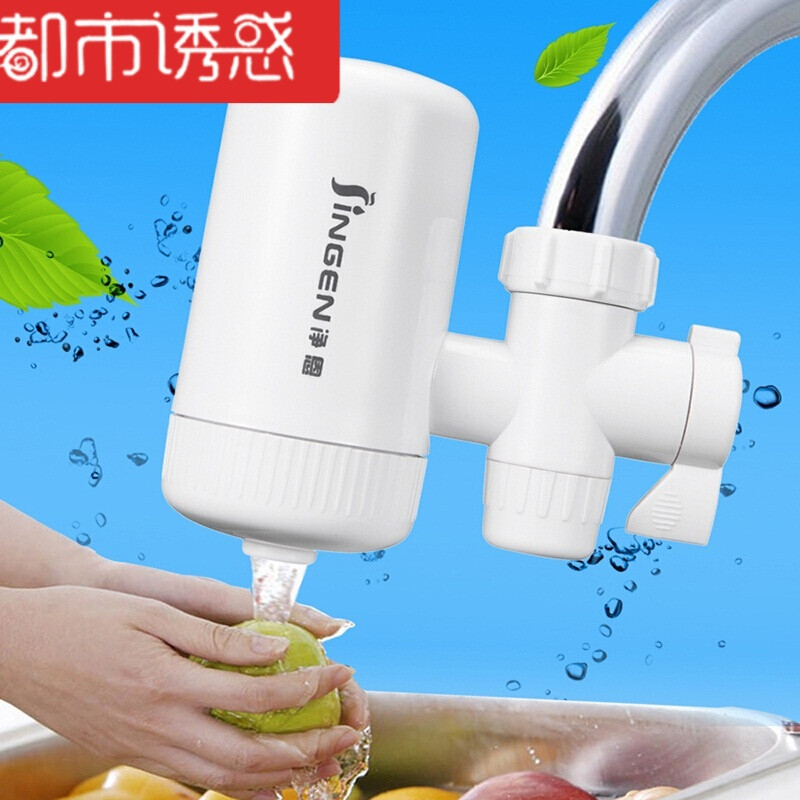 水龙头净水器自来水过滤器家用厨房非直饮机净化滤水器 白色