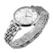 阿玛尼EMPORIO ARMANI手表超薄休闲商务时尚独立秒盘简约大气银色金属石英表男士手表AR1819 女款AR1908