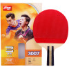 红双喜DHS乒乓球成品拍 直拍双面长反胶全能型3星乒乓拍R3007(单块装) 红色