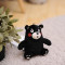 日本正版原装进口 酷MA萌（KUMAMON） 熊本熊毛绒玩偶挂件 熊本熊挂件 毛绒挂件 优选材质 呆萌可爱 惊讶表情 16cm 黑色
