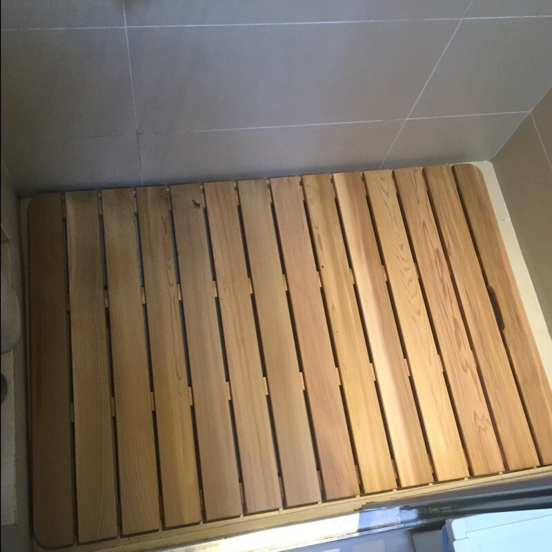 浴室洗澡防滑垫拼接淋浴房防水木地板卫生间隔水地垫脚踏板 私人定制专拍