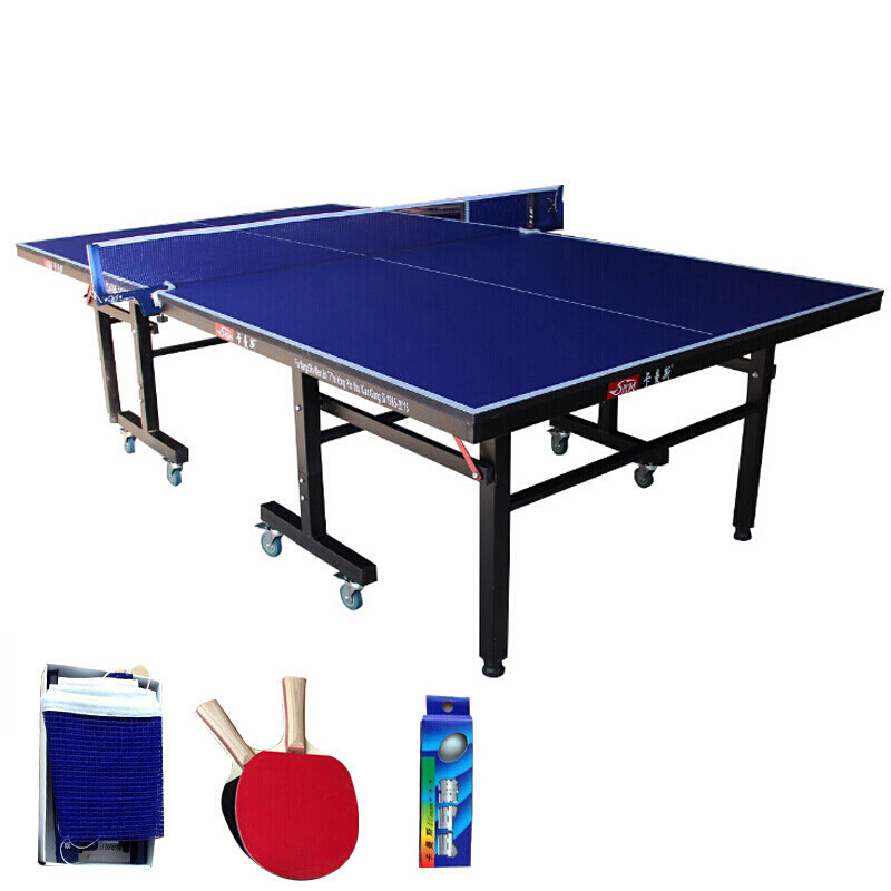 乒乓球桌乒乓球台网架可折叠移动_26 50加粗18mm带滑轮款