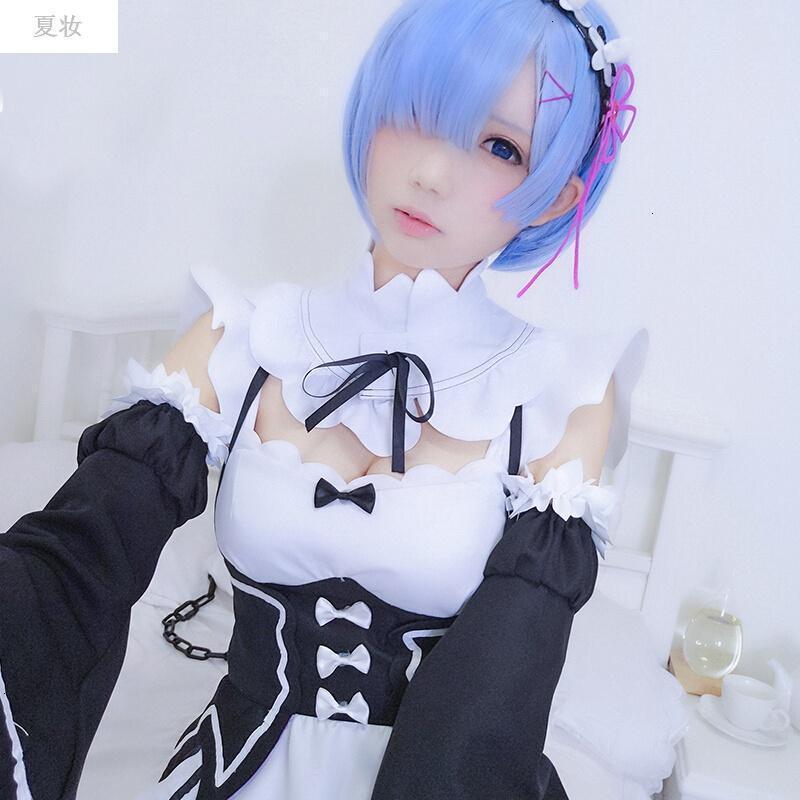 夏妆拉姆蕾姆女仆装cos服cosplay服装女从零开始雷姆现货 s(155-160)