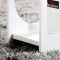 北欧风现代黑白置物架多宝格小户型家用客厅隔断架隔断柜 0.78*1.8米(方+圆)