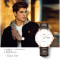嘉年华(CARNIVAL)手表新款进口机芯 MASTER系列休闲时尚双日历真皮带自动机械表 男士简约腕表8020G