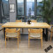 创意新款美式loft餐桌椅组合简约现代实木桌长桌餐厅饭桌原木桌子200*80*75厚度5c 180*80*75厚度5cm