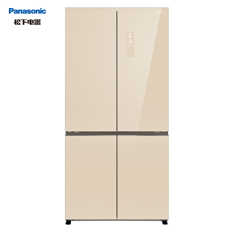 松下（Panasonic）大型十字门冰箱 NR-W621CG-XN 无边框平面玻璃门设计 大容量 宽幅变温室 能效1级