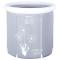 泡澡桶折叠支架浴桶塑料家用全身大人充气浴缸加厚保温_2 约定65*70+浴袋