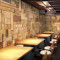 复古立体木头沙背景仿真木纹墙纸咖啡厅3d壁纸客厅木板装修_0 高档进口油画布（整幅）