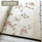 美式田园壁纸温馨卧室墙纸精致蔷薇花壁纸3D立体浮雕墙纸U984_2 5号粉白色