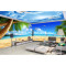 定制3D立体卧室客厅沙电视背景墙纸壁画地中海海滩风景无缝墙布_2_1 时尚艺术宣绒布（拼接）