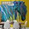 斑马现代个性艺术壁纸客厅电视背景墙纸定制创意大型壁画壁布 美式无缝无纺布