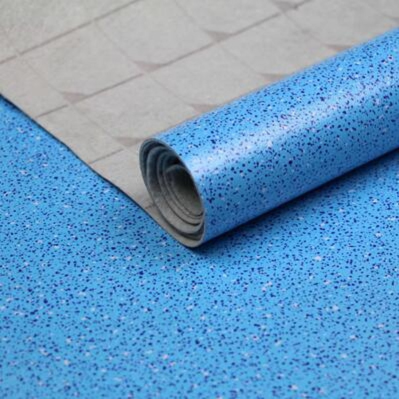 样品易华自粘地胶PVC地板革家用地板免胶地板纸石塑地板贴地毯_5 默认尺寸 孔雀蓝加厚深蓝大理石