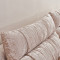 A家家具 床 双人床 布艺床 现代简约布床1.5米1.8米主卧床北欧床可拆洗设计多功能 1.5米榻榻米【米白色】+床垫
