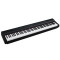 雅马哈电钢琴P-125B P125WH电子数码钢琴88键重锤 125黑色主机+木架+三踏板+单踏板