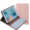 酷猫 新iPad键盘保护套9.7/10.2/10.5英寸带笔槽皮套蓝牙无线外接 air3苹果爱派7平板电脑防摔壳 9.7寸蓝色