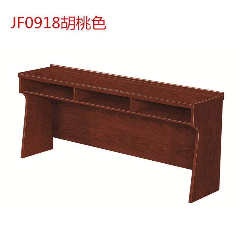 钜晟条桌会议条桌油漆长条桌会议桌 JF09胡桃色1.8米