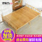 悦含新款楠竹折叠床单人床1米双人床1.5米家用午休床临时床简易床 120宽棕色宽片床板