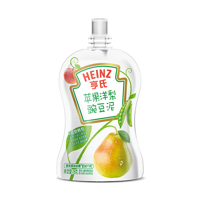 亨氏(Heinz)苹果洋梨豌豆泥78g