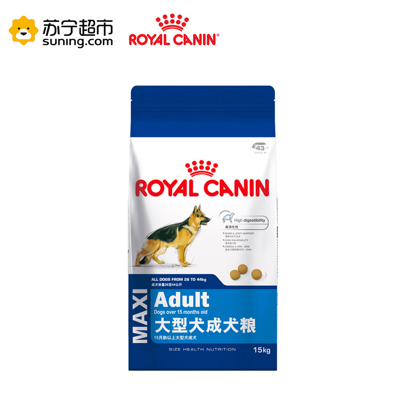 ROYAL CANIN 皇家宠物食品 大型犬成犬粮 15kg