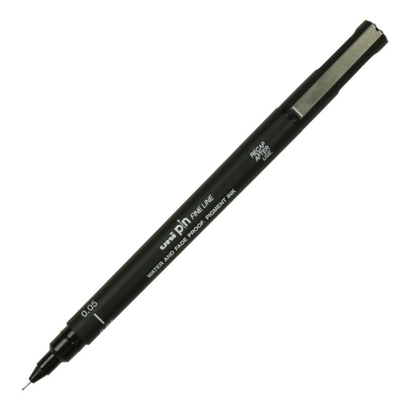 正品三菱绘图针管笔 防水性漫画设计绘图笔描图勾线笔 0.05（0.2mm)蓝色