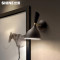 世源创意简约现代北欧客厅楼梯过道卧室灯具床头马卡壁灯20091 1头/白色-带光源
