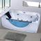 厂家直销1.8米大型浴缸亚克力按摩浴缸双人SPA冲浪浴缸玻璃浴池1800*1000*75_2 默认尺寸 默认颜色
