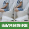 仿真陶瓷形移动塑料座便器老人孕妇坐便器便携式坐便椅马桶PP马桶 舒适款卡其厕所 默认尺寸