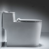 新款抽水马桶家用喷射虹吸式卫生间陶瓷坐便器防臭座厕 BO-098酒红色盖板 400mm