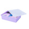 内裤内衣收纳盒塑料有盖整理箱大容量化妆品盒多功能分格袜子盒子_2 15格紫色1个+1盖子