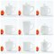 白色马克杯咖啡杯办公室水杯子陶瓷带盖勺大容量茶杯盖杯通用简约茶杯早餐杯水杯日用_1_0 18号带漏花茶盖杯（款二）