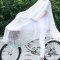 单人电动车自行车雨衣骑行成人男女单车电车透明雨披生活日用晴雨用具雨披雨衣_1 单帽檐自行车绿色圆点