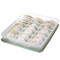 四方达塑料饺子盒冻饺子保鲜收纳盒冰箱装水饺的盒子水饺盒保鲜盒_1 淡粉