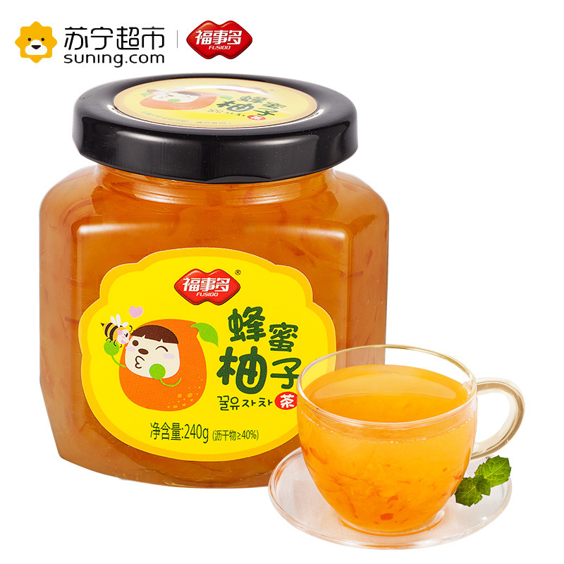 福事多 蜂蜜柚子茶 240g/瓶