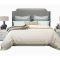 美式布艺床头定制床屏软包床头双人床头板简约单个床头宽铆钉床头 其他_C款1米35宽