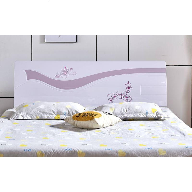 床头板简约现代床头靠背板双人床头1.5米1.8米经济型白色烤漆韩式 其他_板式-484