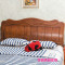 实木床头板简约现代1.8米1.5米双人床头中式2床靠背橡木白茬定制 1800mm*2000mm_008原木色支持海棠色