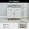 小橱柜简易组装经济型厨柜厨房不锈钢台面灶台柜厨房柜家用餐边柜 0.8米双_两抽屉款_双_
