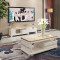 现代简约电视柜茶几组合套装客厅大理石伸缩时尚烤漆成套家具_6 1.6-2.2米电视柜