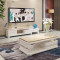 现代简约电视柜茶几组合套装客厅大理石伸缩时尚烤漆成套家具_6 2.2-3.2米电视柜
