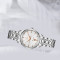 瑞士依波路ERNEST BOREL祖尔斯系列周年纪念限量款天然钻石高贵优雅自动机械女士手表钢带LS9160-221 银色