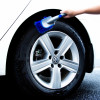 洗车轮毂刷长柄轮毂清洗工具不伤汽车子专用洗车拖把(a14)_蓝色长柄轮胎刷