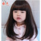 儿童假发 女孩假发造型女宝宝长发女童短卷发婴儿可爱趣味假发帽头发配饰 深棕色001（1-3岁）