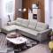 左右真皮沙发现代北欧时尚大小户型客厅沙发组合套装实木家具DZY6008 转二件正向2.64米（C1012青灰)