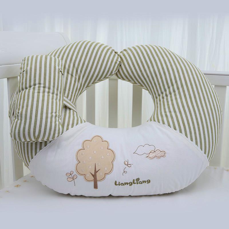 孕妇护腰哺乳枕（竹碳U形款） 绿色