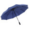 美度 MAYDU 纯色全自动开收三折晴雨伞 男士商务折叠雨伞 M3351 蓝色