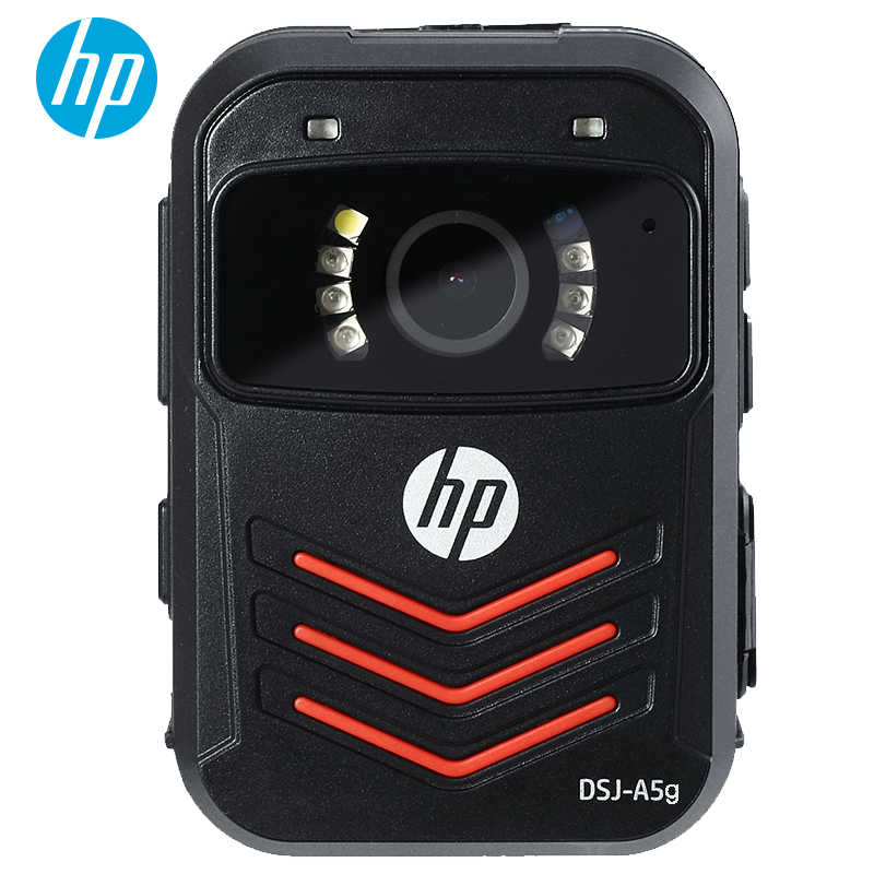 惠普（HP）DSJ-A5G 执法记录仪 1296P高清红外夜视GPS 现场记录仪 标配32G
