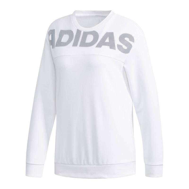Adidas阿迪达斯女套头衫运动服圆领休闲保暖舒适休闲卫衣DT2378 2XL DT2378